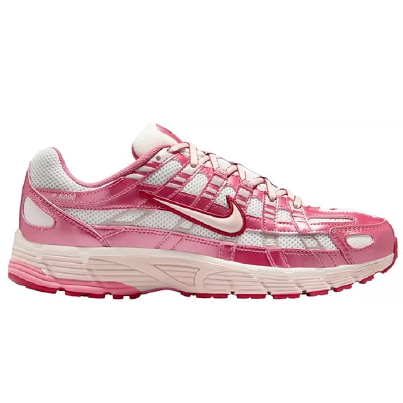 Women's Nike P-6000 Summit White/Silt Red-Peony (IO3496 100) - 8