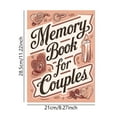thumbnail image 2 of AITOCO Our Story Book for Couples Wedding Scrapbook 58-Page Meaningful Supplies with Space for Valentines Travel Wedding Moments kindly, 2 of 9