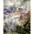 thumbnail image 3 of Moran, Thomas 15x18 Black Modern Framed Museum Art Print Titled - Canyon Mists, Zoroaster Peak, Grand Canyon, 3 of 5