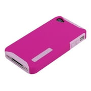 Incipio SILICRYLIC DualPro - Protective cover for cell phone - polycarbonate, high-density silicone - pink - for Apple iPhone 4, 4S