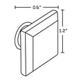 thumbnail image 2 of American Imaginations AI-21405 1.2 in. Square Stainless Steel Cabinet Knob, Gold, 2 of 5