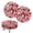 Candy Swirl Pattern, variant on HUIACONG Merry Snowman Saddle Stool Seat Covers, Dustproof Pub Counter Stool Chair Slipcovers Washable Polyester Vanity Seat Stoop Slipcovers for Kitchen