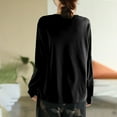 thumbnail image 3 of yunLCZ Womens Long Sleeve Shirts Womens Fall Tops Long Sleeve Fall Tops For Women 2025 V Neck T Shirt Womens Long Sleeve Shirts, 3 of 3