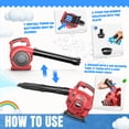 thumbnail image 5 of YCFUN 2 in 1 Kids Leaf Blower and Bubble Toy, Real Working Play Garden Tool Set with Airflow & Sound, Outdoor Yard Toy for Kids Boys Girls Ages 3-6, 5 of 6