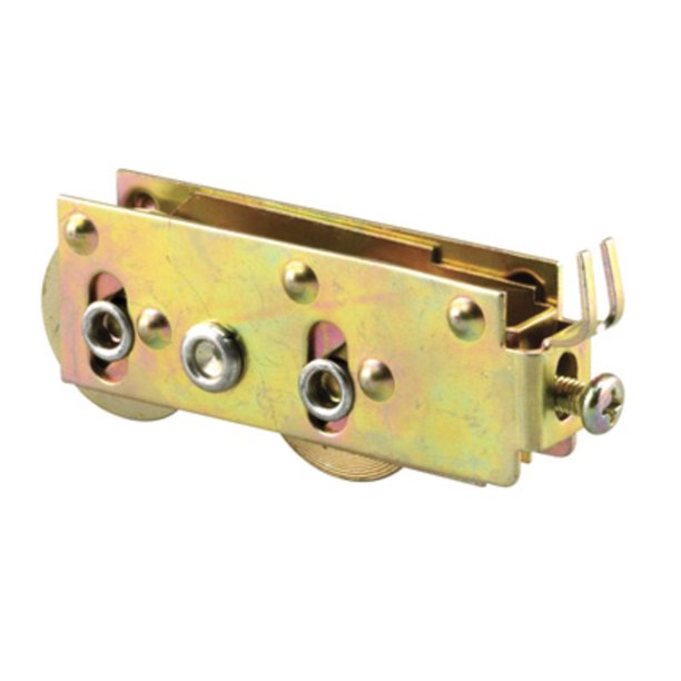 Sliding Glass Door Roller with 11/8" Tandem Steel B.B. Wheels; 9/16