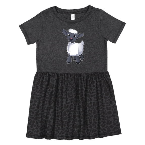 Inktastic Cute Little Lamb Girls Toddler Dress