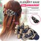 thumbnail image 3 of Pinza para el pelo con diamantes de imitación para mujeres y niñas, pinzas para el pelo elegantes y gruesas, accesorios para el cabello largo, 3 of 9