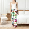 thumbnail image 5 of Uemuo Paisley Pattern Women's Wide Leg Palazzo Lounge Pants with Pockets Light Weight Loose Comfy Casual Pajama Pants-Medium, 5 of 9