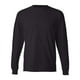 thumbnail image 1 of Camiseta Beefy de manga larga de Hanes - 5186, negra, grande hanes 5186, 1 of 1