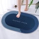 thumbnail image 5 of Alfombra antideslizante para el baño | Poliéster súper absorbente | Soporte de gel de sílice de goma de secado rápido | Alfombra de ducha de estilo moderno lavable | Pelo bajo | 15,8 x 23,6 in |, 5 of 7