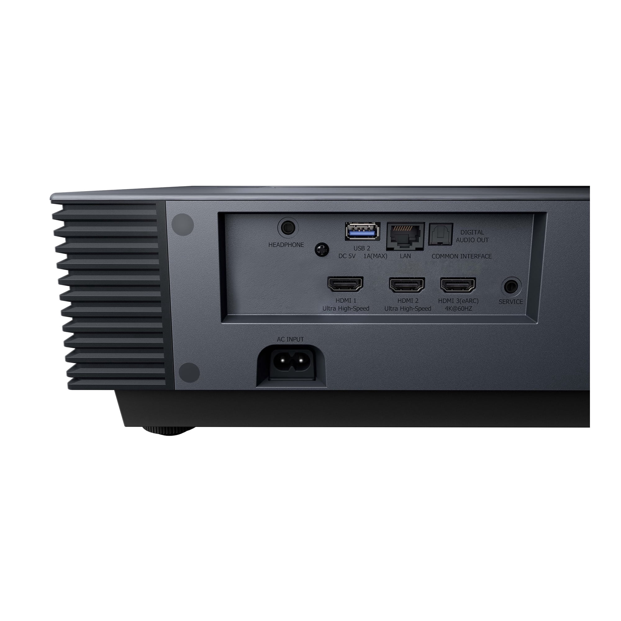 Restored Hisense TriChroma Laser Cinema PX3-PRO - DLP Projector - RGB Laser - 3000 ANSI Lumens - 3840 x 2160 - 4K - Ultra Short-Throw Lens - Wi-Fi / Bluetooth / Android TV-LAN - Gray