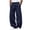 Navy, variant on Gealkoca Men's Barrel Sweatpants Elastic Waist Wide Leg Pants Oversized Streetwear Trousers Solid Color Drawstring Casual Track Pants with Pockets