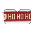 thumbnail image 4 of Uemuo Ho Ho Ho Pattern Accordion Car Windshield Sun Shade, Foldable Reflective Sun Visor for Car, Reflector Windshield Sunshade-Medium, 4 of 7