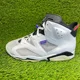 thumbnail image 3 of N I-K-E A i r-Jor-dan 6 Retro Mens Size 10.5 White Gray Basketball Shoes Sneakers, 3 of 6