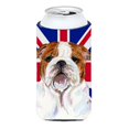 thumbnail image 1 of Bulldog Inglés con bandera británica Union Jack Tall Boy aislador de bebidas Hugger SS4926TBC, 1 of 1