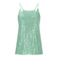 thumbnail image 5 of Mittory Women Sequin Tank Tops Sparkle Glitter Shirts Summer Sleeveless Shimmer Sexy Party Cami Going Out Outfits, 5 of 6