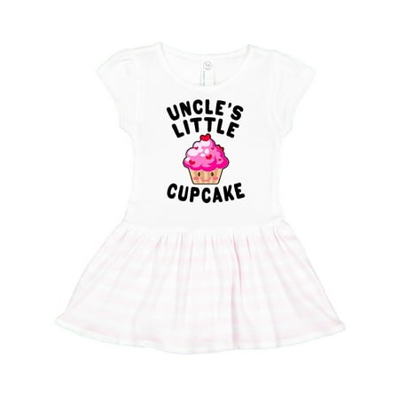 

Inktastic Uncles Little Cupcake Gift Toddler Girl Dress