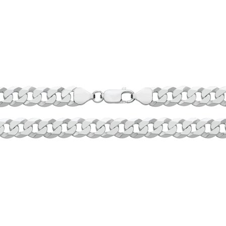 925 Sterling Silver Men Bracelet - 8 inch*9mm, 12 Grams