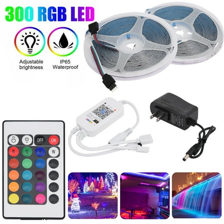 

TOY LIFE 10M 2835Rgb Led Strip Lights Smart Home Wifi Strip Light App Control Waterproof Home &Kitchen