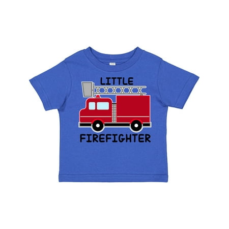 

Inktastic Red Fire Little Firefighter Gift Toddler Boy or Toddler Girl T-Shirt