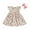 Beige, variant on Toddler Baby Girl Easter Outfit Fly Sleeve Bunny Print Dress Rabbit Print Bowknot Fly Sleeve A-Line Dress Headband Summer Clothes