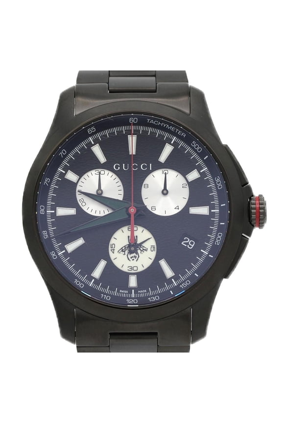 Pre-Owned Gucci G-Timeless Chrono PVD 126.2 YA126268 Stainless Steel Quartz Watch