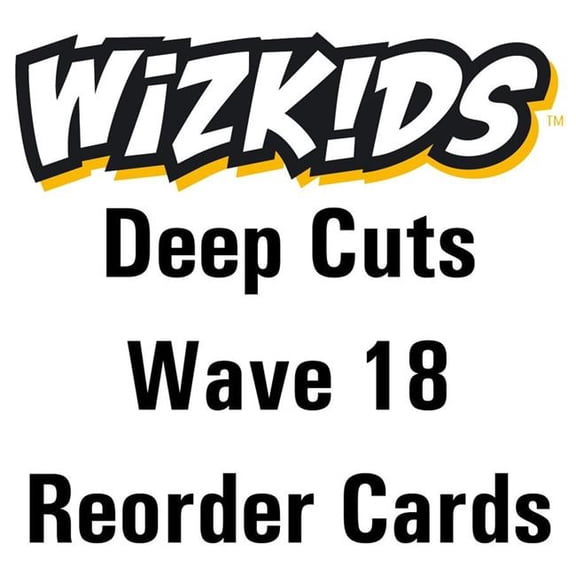 WizKids WZK90537 WizKids Deep Cuts Retail Reorder Cards Wave 18 Miniature