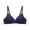 Blue, variant on Bras for Womens Aoujea Women's Bra Soild Wire Free Underwear One-Piece Bra Everyday Small Cup Underwear