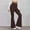 Coffee Boho Pants for Women, variant on CZHJS Women's Solid Color Pants Fashion Summer Trousers Elastic Waist Long Palazzo Pants Comfy Baggy Slacks Light Weight Fit Wide Leg Beach Trousers White XL