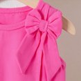 thumbnail image 5 of TOWED22 Baby Girls Lovely 2pcs Summer Outfits Tank Tee Sleeveless and Shorts Sweet Clothing Sets Cute(Hot Pink,3-4 Y), 5 of 8