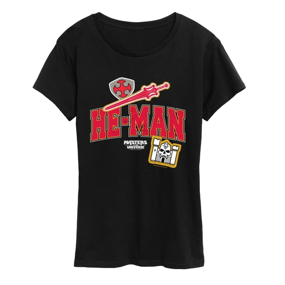 Masters of the Universe - He-Man Faux Patches Short Sleeve Graphic T-Shirt