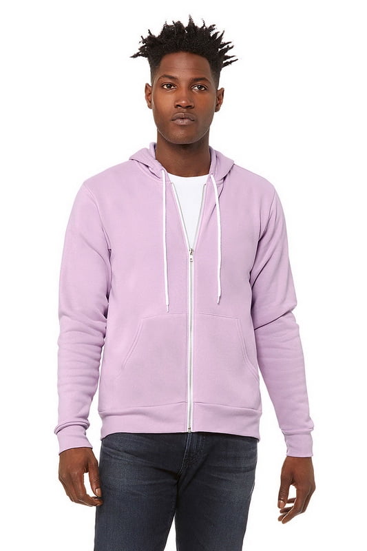 lilac zip up hoodie