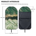 thumbnail image 6 of XYZCANDO Lapis Lazuli Grain Car Seat Towel Cover Waterproof Microfiber, Compatible with Car Interior Bucket Seat, for Trucks Vans Cars, 6 of 6
