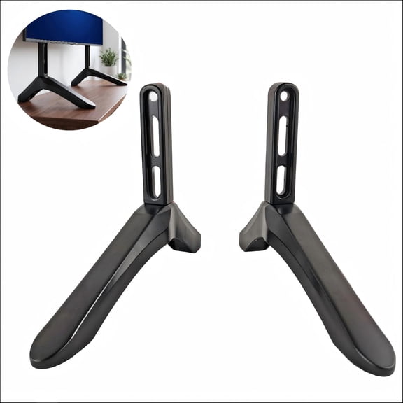 TV Legs Stand – Universal TV Stand Base, TV Legs Replacement for 50-55 Inch TV, TV Riser Stand, TV Mount Stand with Non-Slip Pads
