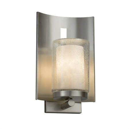 Justice Designs Clouds Embark 1 Lt Outdoor Wall Sconce Brushed Justice Designs Clouds Embark 1 Lt Outdoor Wall Sconce Brushed Nickel Cld 7591w 10 Nckl Com