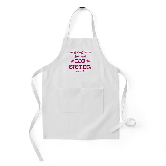 CafePress - Im Going To Be The Best Big Sister Ever - Kids Apron