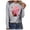 Silver, variant on Fesfesfes Women Breast Cancer Tops Casual Long Sleeve O-neck Sweatshirt Pullover Blouse Under $10