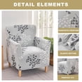 thumbnail image 2 of LKJYER Armchair Slipcovers Printed Chair Covers Armchair 1-Piece Stretch Chair Covers for Living Room Nonslip Outdoor Armchair Slipcover Kids Pets Friendly Furniture Protector, 2 of 7