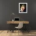 thumbnail image 3 of Murillo, Bartolome Esteban 12x14 White Modern Wood Framed Museum Art Print Titled - The Virgin and Child, 3 of 4
