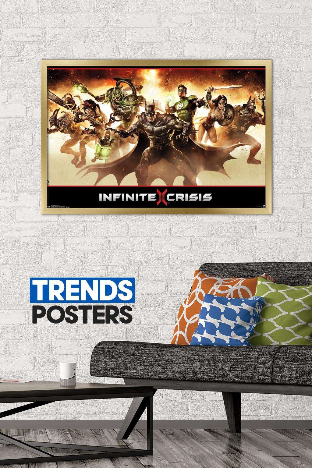 DC Comics - Infinite Crisis - Group Wall Poster, 22.375" x 34", Framed