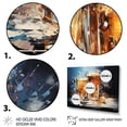 thumbnail image 3 of Designart "Beer Representation Colorfuled Acrylic I" Food & Beverage Floater Framed Canvas Print, 3 of 7
