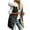 Black, variant on Uaswgudfs Women's Long Puffer Vest with Faux Fur Collar, Sleeveless Winter Jacket with Pockets - Casual Outerwear Black L
