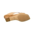 thumbnail image 4 of Stuart Weitzman Miami 50 Leather Wedge Sandal, 6.5, Tan, 4 of 5