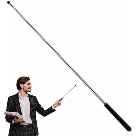 Telescoping Pointer Retractable, 39.5" Extendable Pointer Stick Telescoping Pointing Retractable for Blackboard Touchscreen Classroom Teachers Presenters Use, Black$$Office