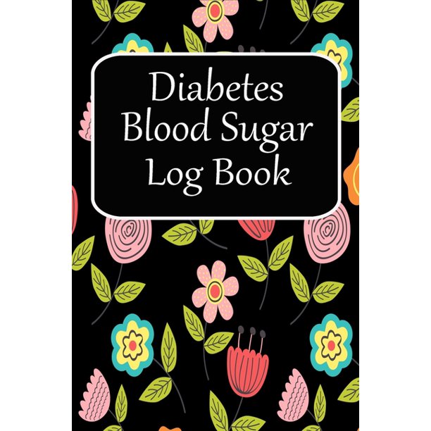 Diabetes Blood Sugar Log Pretty Diabetic Notebook for Women with