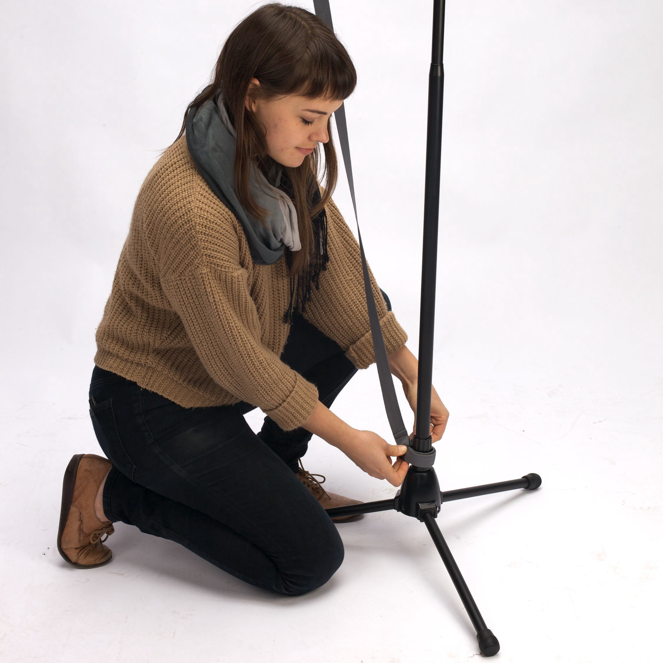 abs adjustable boom stop - keeps your boom arm microphone stand from drooping, dropping and slipping