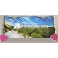 thumbnail image 1 of Chrome With Pink Hearts License Plate Frame, 1 of 2