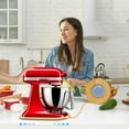 thumbnail image 4 of Bamboo Mixer Slider Mat for Tilt Head Kitchen Aid 4.5-5 Qt Stand Mixer, Appliance Sliding Mat for Kitchenaid Artisan 4.5-5 Qt, Kitchen Countertop Storage Accessories Mixer Moving Tray Attachments, 4 of 7