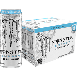 24 Cans) Monster Energy Zero Sugar, Energy Drink, 16 fl oz, 2X12PK