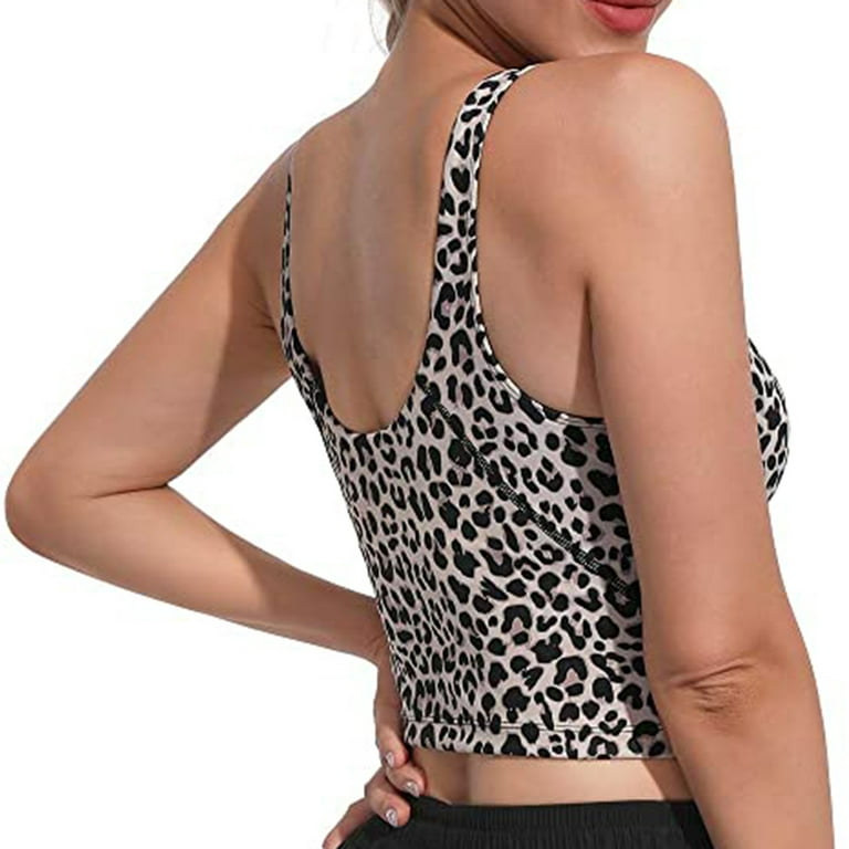 Convertible Bra, Women Sleeveless Casual Printing Vest Chest Pad